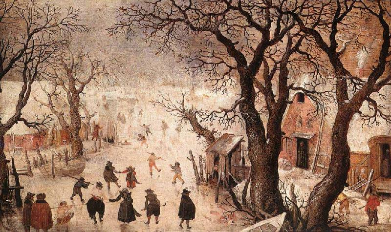 Hendrick Avercamp Winter Landscape Sweden oil painting art